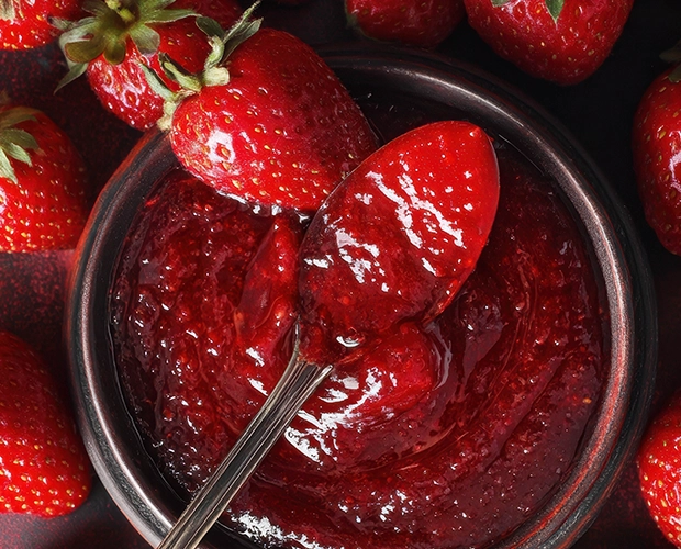 That Sunday Morning Bake Show - Roasted Strawberry Puree Recipe